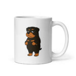Built Like a Tank. Cries Like a Baby. — Rocco the Rottweiler Mug - Image 4